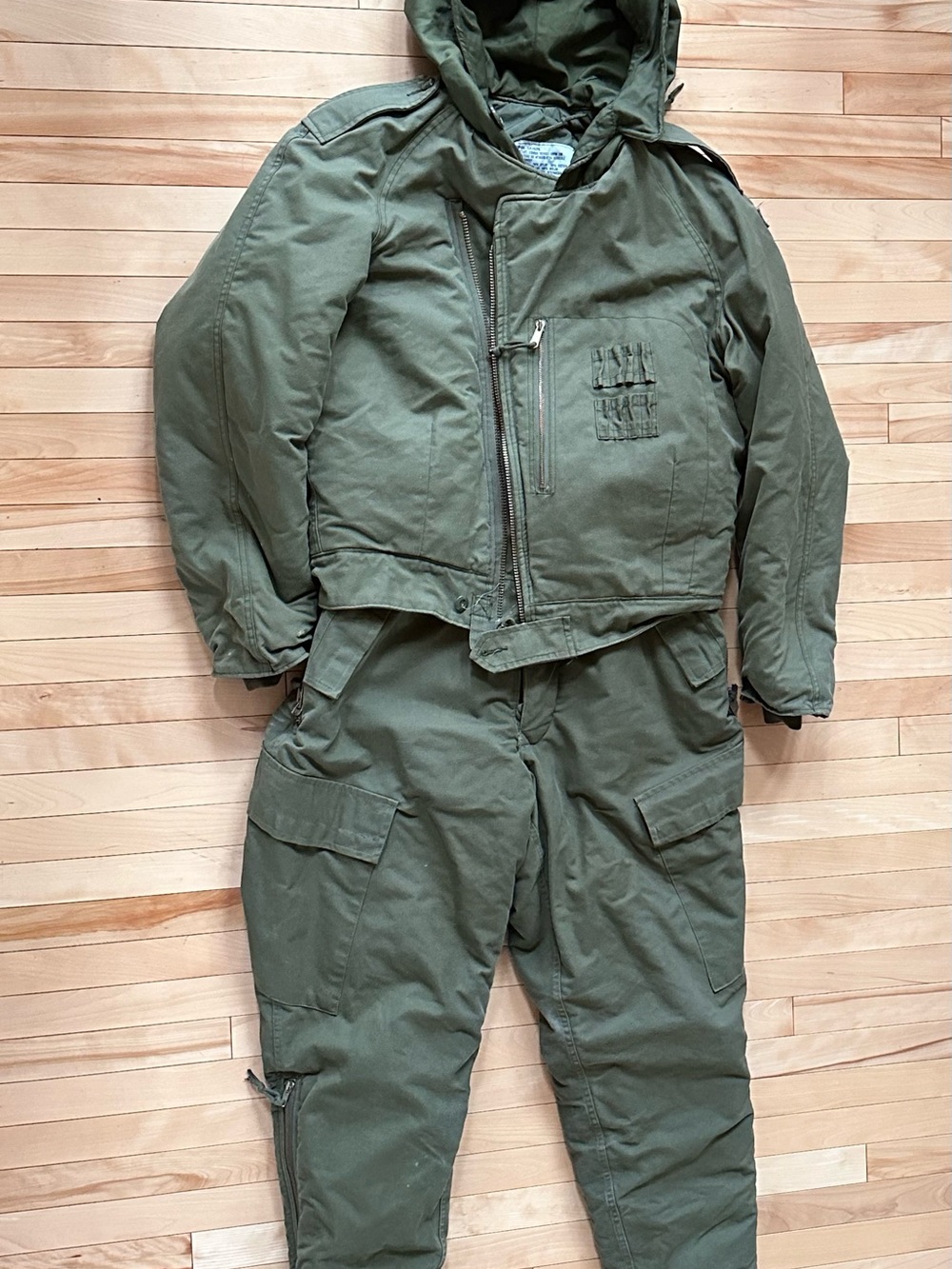 VTG 91 Cold Weather Combat Vehicle Tanker Jacket And Pants SZ 7546 Canadian Army